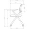 Lorell Plastic Arms/Back Nesting Chair, PK2 41847 - alternate 6